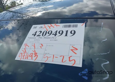 2018 Honda Accord Sport z USA, uszkodzony, nr VIN 1HGCV1F37JA133826